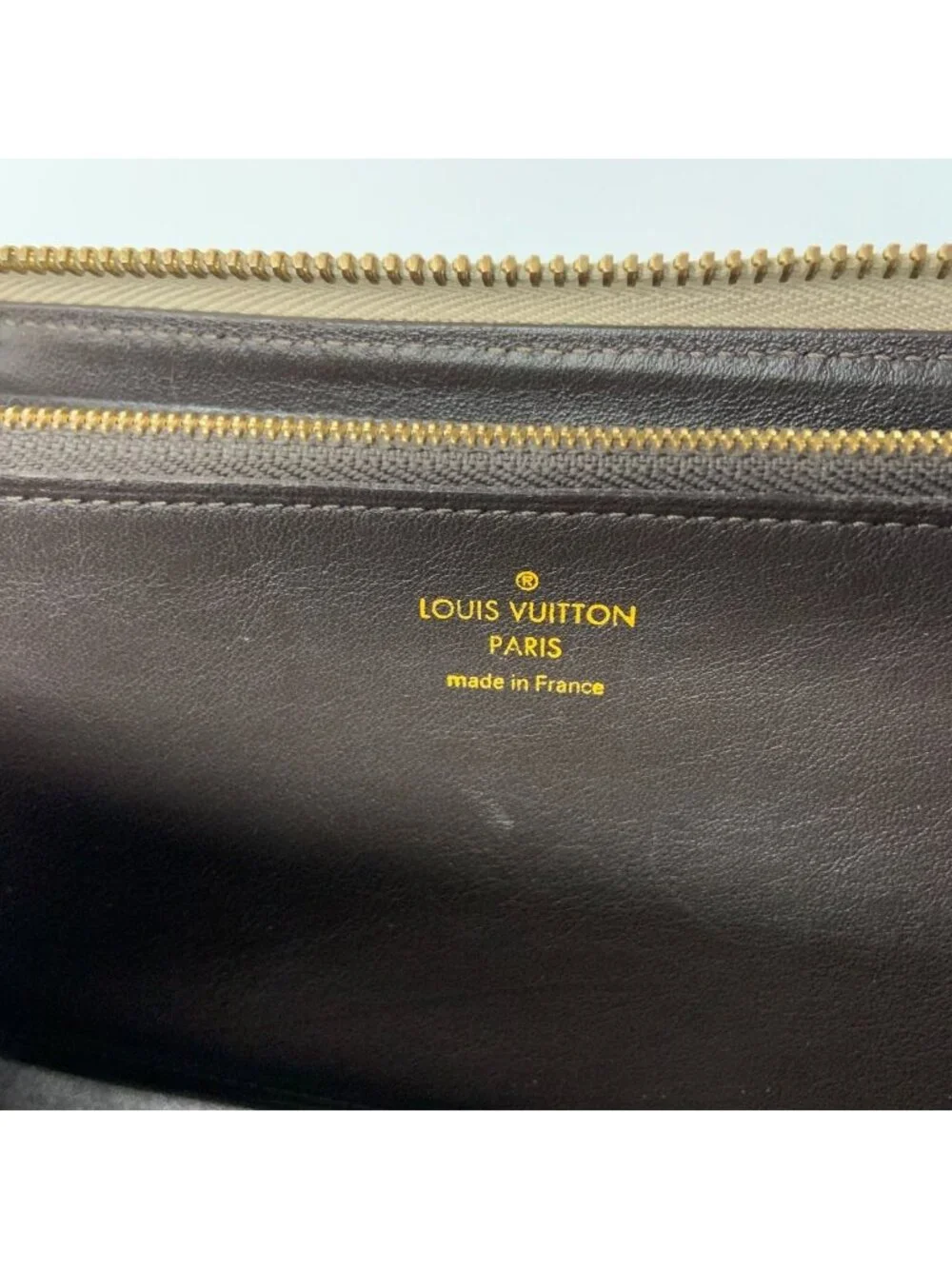 Louis Vuitton Portefeuille Comet L-shaped Zipper Wallet Beige
